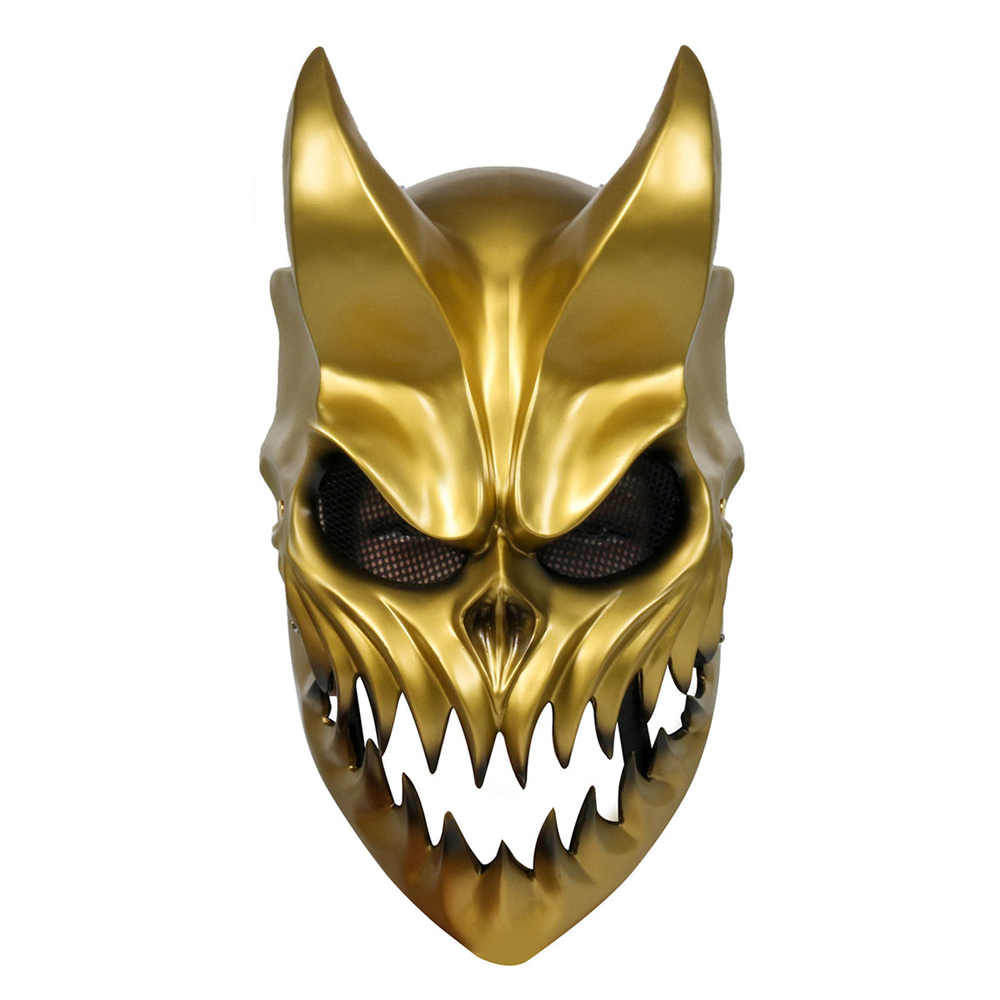 Slaughter to Prevail Demon's Halloween Demolisher Mask Alex Demolisher Deathcore Band Kid of Darkness Masquerade Cosplay Accessory Gift-Takerlama