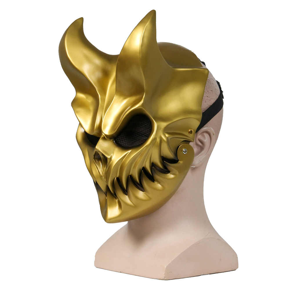 Slaughter to Prevail Demon's Halloween Demolisher Mask Alex Demolisher Deathcore Band Kid of Darkness Masquerade Cosplay Accessory Gift-Takerlama