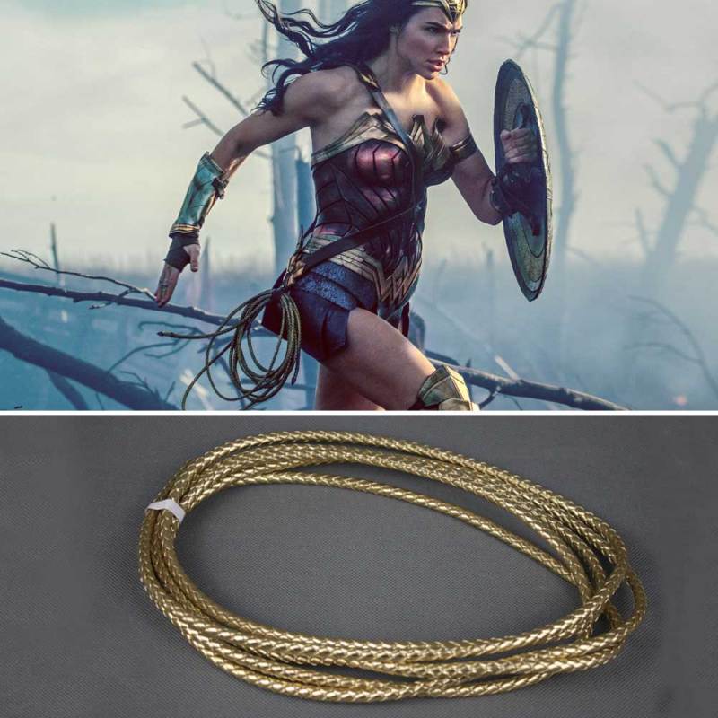 Wonder Woman Cosplay Diana Prince Halloween Headband Rope Armband