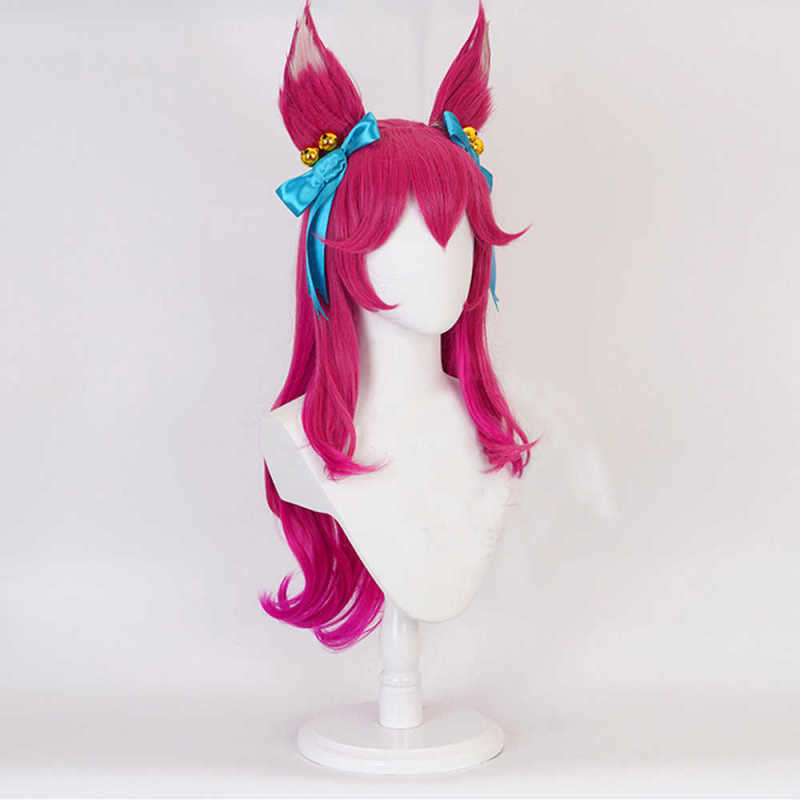 Game League of Legends Spirit Blossom Ahri Cosplay Wig Hair-Takerlama