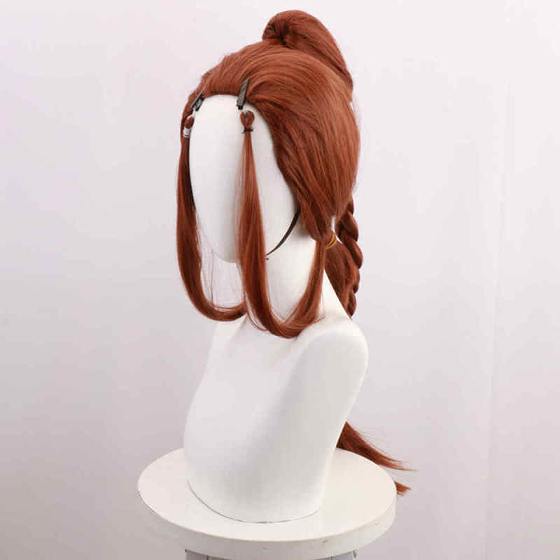Avatar the Last Airbender Katara Brown Cosplay Costume Wig Hair