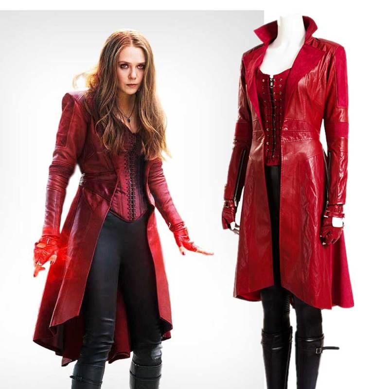 Scarlet Witch Wanda Maximoff Cosplay Costume Captain America Civil War In Stock