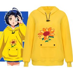 Wonder Egg Priority Ohto Ai Yellow Sunflower Hoodie Homewear Takerlama