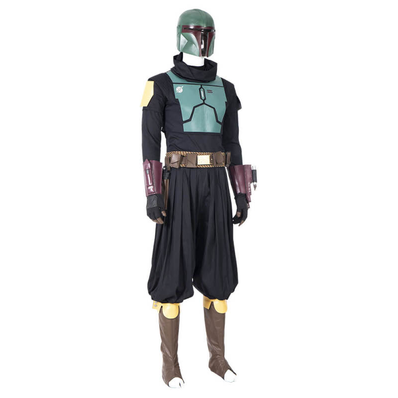 Star Wars The Mandalorian Season 2 Boba Fett Cosplay Costume Helmet-The Book of Boba Fett Takerlama