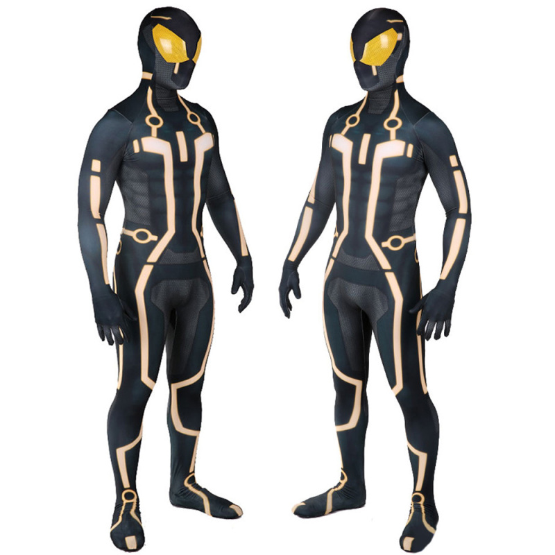 Tron: Legacy Spider-Man Cosplay Costume Adults Kids Takerlama