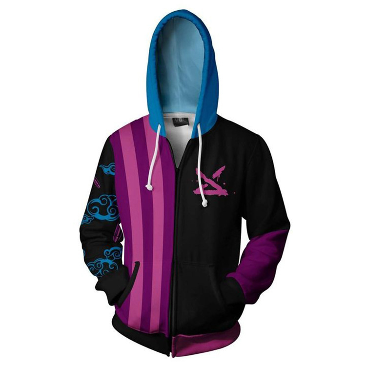 League of Legends LOL The Loose Cannon Jinx Cosplay Hoodie