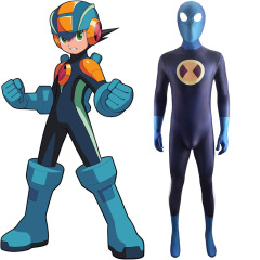 Rockman Mega Man Cosplay Costume Adult Kids