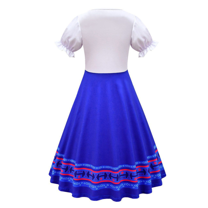 Kids Disney Encanto Luisa Madrigal Cosplay Costume