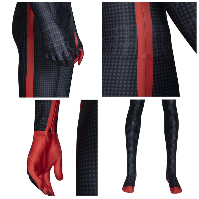 Spider-Man: Across the Spider-Verse Miles Morales Cosplay Costume Adults Kids Takerlama