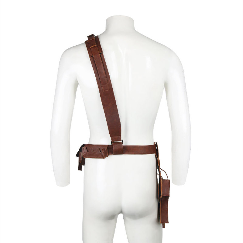 The Mandalorian 2 Boba Fett Belt Adjustable Leather Cosplay Props With Pocket Takerlama(Ready to Ship)