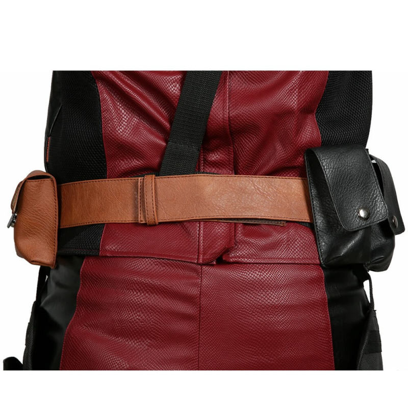 Ryan Reynolds Belt Deadpool 2 Leather Adjustable Belt With 6 Pockets In Stock Takerlama