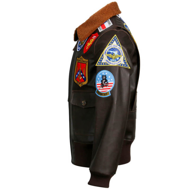 Top Gun 2 Cosplay Costume Maverick Pilot Aviator Jacket Tom Cruise (Ready To Ship)