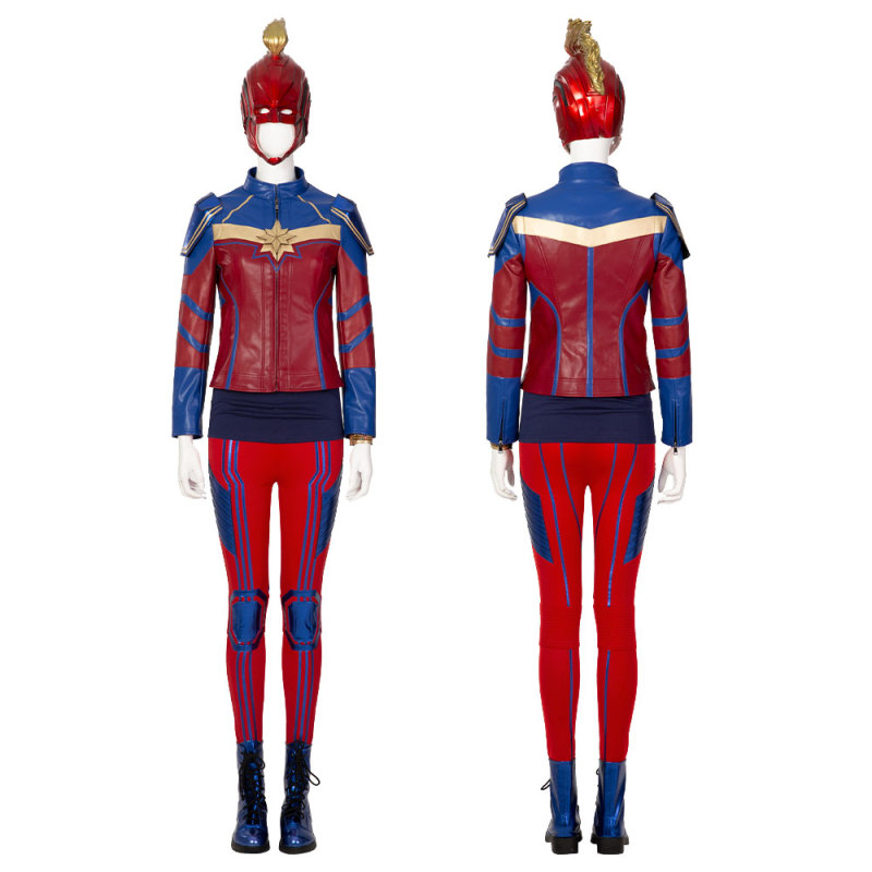 Ms. Marvel Kamala Khan Cosplay Costume Boots Helmet 2022 TV Takerlama