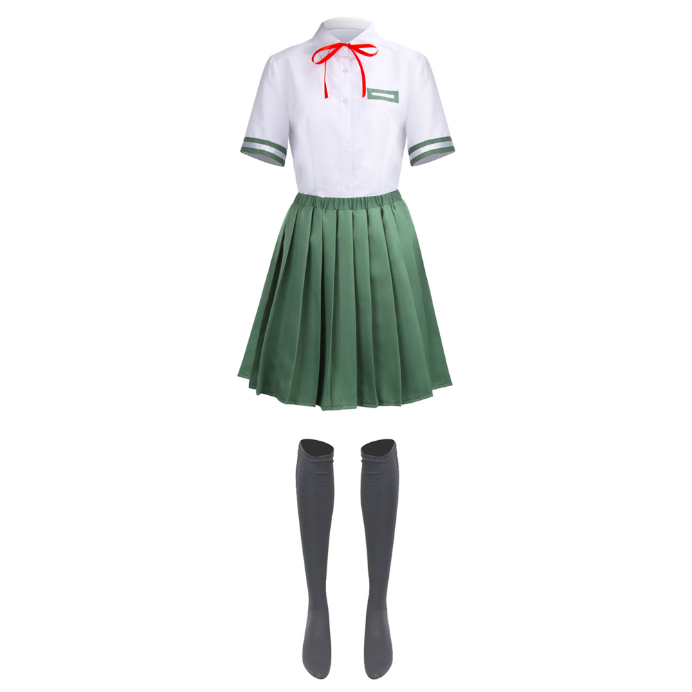 Suzume Iwato Costume Suzume no Tojimari Cosplay Uniform Shirt Skirt-Takerlama