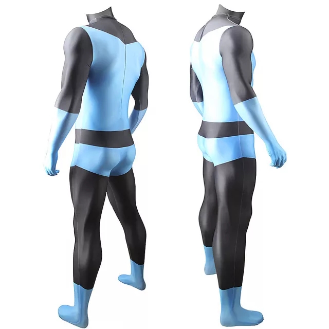 Takerlama Mr. Incredible Blue Suit Robert Bob Parr Cosplay Costume Adults Kids The Incredibles