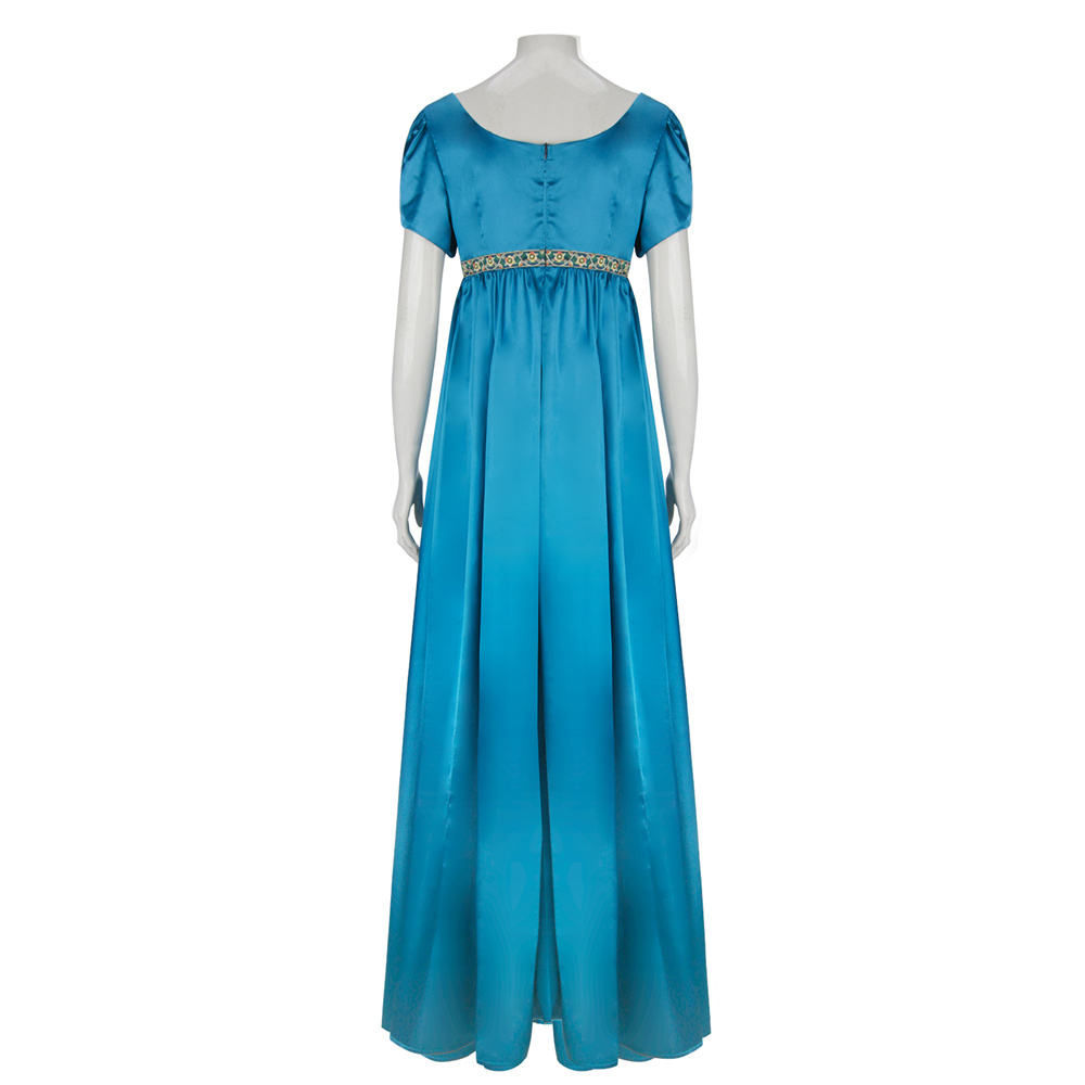 Takerlama Kate Bridgerton Costume Bridgerton Season 2 Blue Green Cosplay Dress