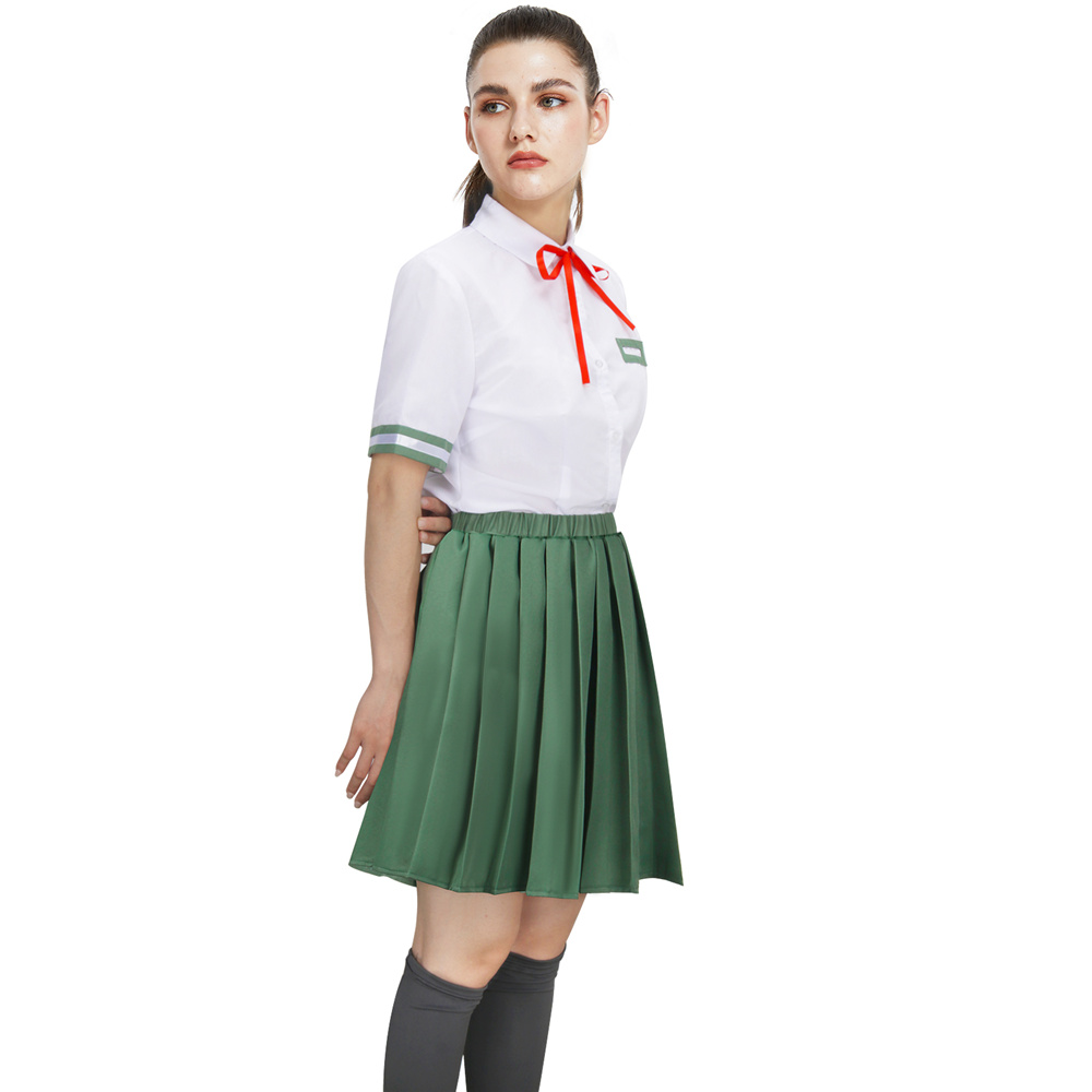 Suzume Iwato Costume Suzume no Tojimari Cosplay Uniform Shirt Skirt-Takerlama