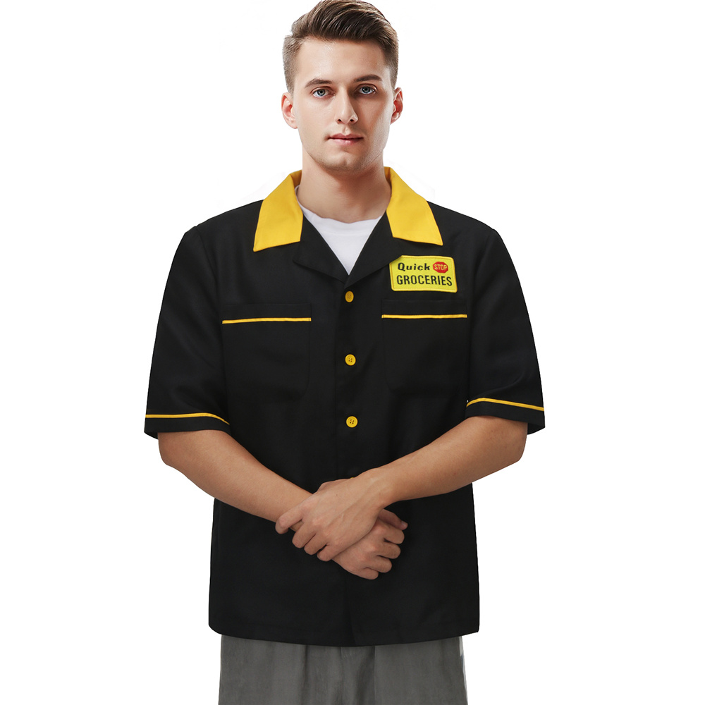 Clerks 3 Costume Uniform Dante Hicks Randal Graves Cosplay T-Shirt-Takerlama