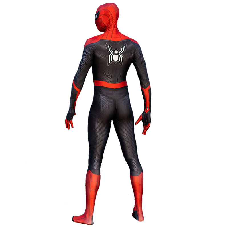 Spiderman Far From Home Costume Tom Holland Superhero Peter Parker Cosplay Jumpsuit
