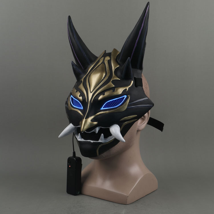 Genshin Impact Xiao Halloween Costume Mask Cosplay Props