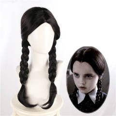 Addams Cosplay Wig Hair (Ready To Ship)