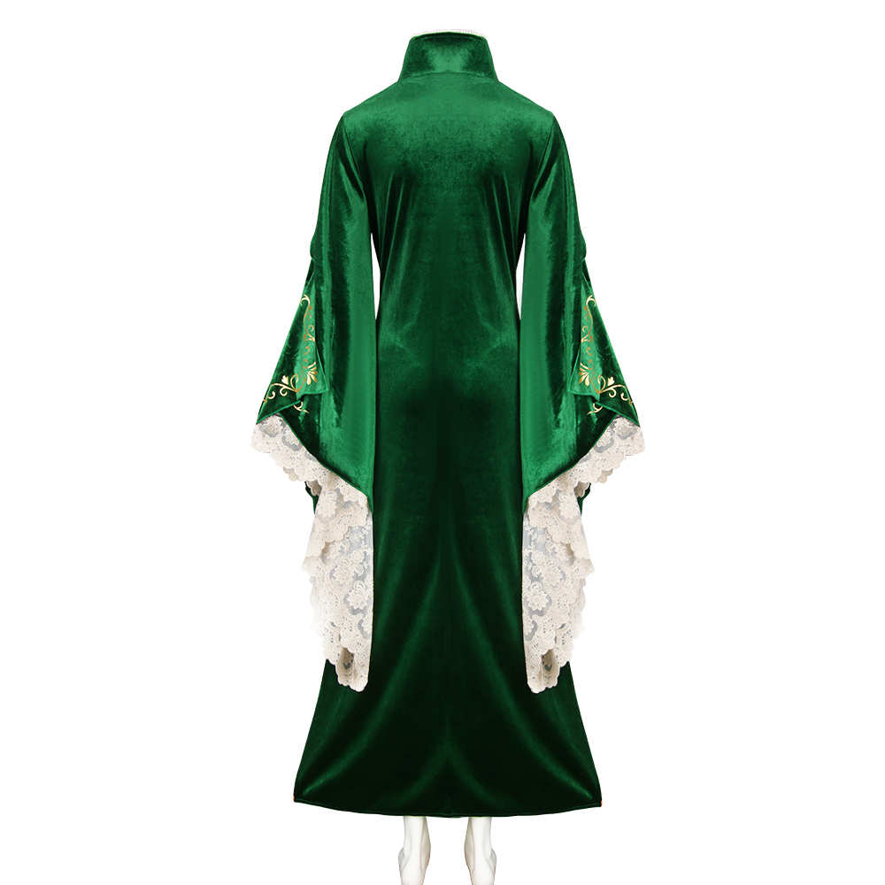 Movie Hocus Pocus Halloween Fancy Dress  Winifred Sanderson Cosplay Costume-Takerlama