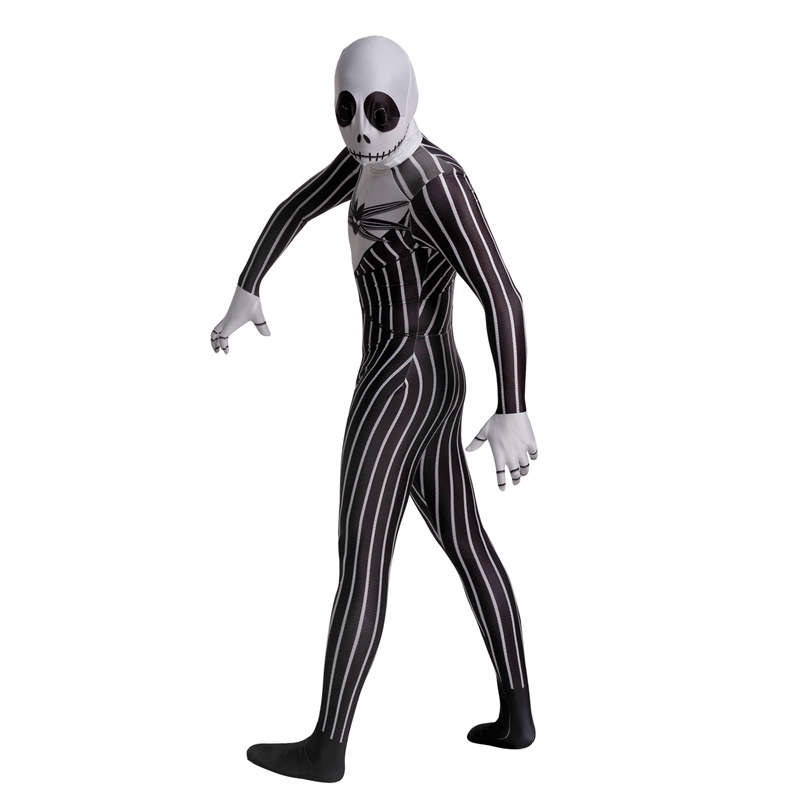 Jack Skellington Halloween Costume Pumpkin King Halloween Jumpsuit The Nightmare Before Christmas  Takerlama