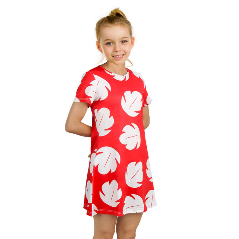 Lilo & Stitch Costume Lilo Pelekai Cosplay Dress Kids Adults Takerlama(Ready To Ship)
