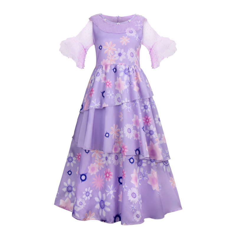 Disney Encanto Isabela Madrigal Cosplay Dress Kids (Ready to Ship)
