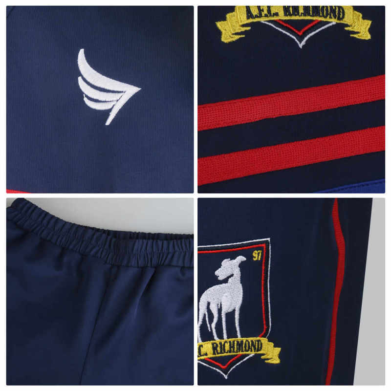 Ted Lasso Jacket Pants Hat Richmond AFC Cosplay Costume Jason Sudeikis Track Blue Jacket Pants (Ready To Ship) Takerlama