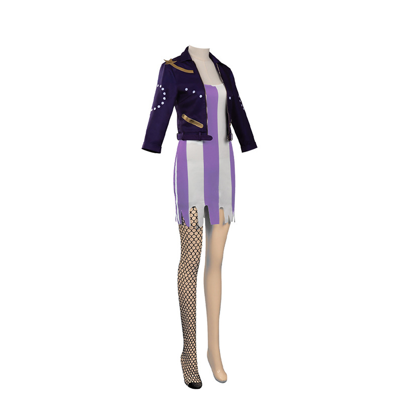 Nico Robin Cosplay Costume One Piece Film: Red Coat Dress-Takerlama