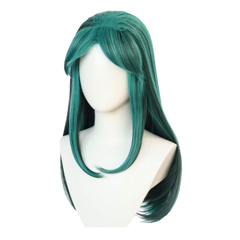Takerlama Urusei Yatsura Lum Cosplay Wig Long Green Hair