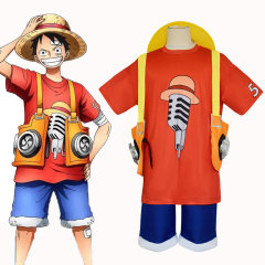 One Piece Film Red 2022 Monkey D. Luffy Cosplay Costume Hat Takerlama
