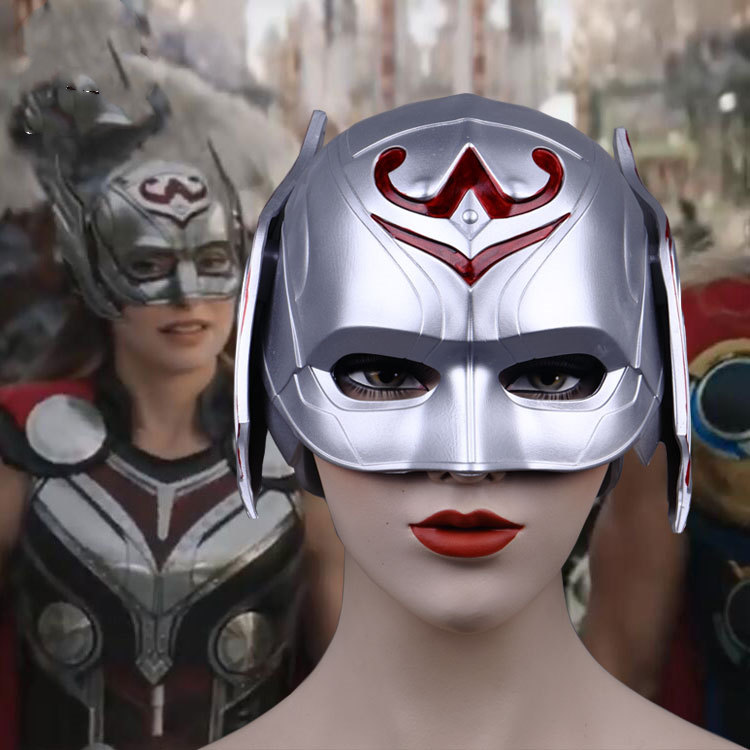 Movie Thor: Love and Thunder Jane Foster Cosplay PVC Masks Helmet Halloween Costume Props Thor: Love and Thunder Jane Foster Cosplay PVC Masks Helmet Halloween Costume Props Thor: Love and Thunder Jane Foster Cosplay PVC Masks Helmet Halloween -Takerlama