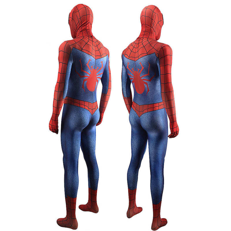 Alex Spider-Man Costume Alex Ross Logan Haynes's Design Jumpsuit Mask