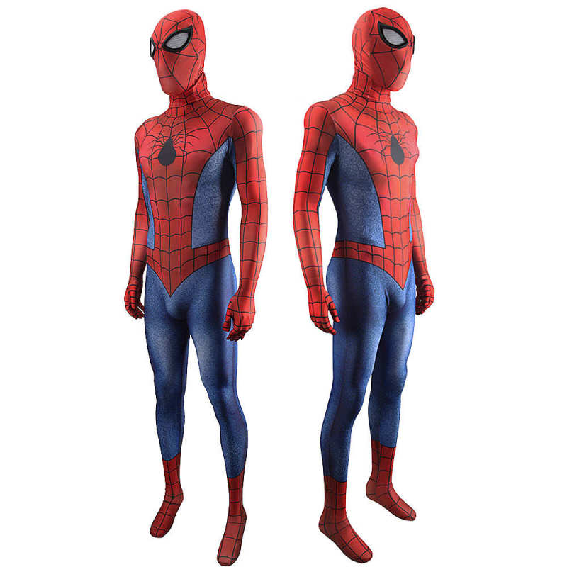 Alex Spider-Man Costume Alex Ross Logan Haynes's Design Jumpsuit Mask