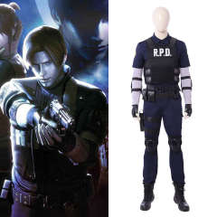 Resident Evil 2 Remake Re Leon Scott Kennedy Cosplay Costume(In Stock)