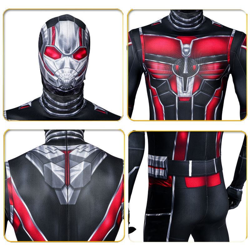 Ant-Man 3 Cosplay Costumes Ant-Man and The Wasp Quantumani Jumpsuit  In Stock Takerlama