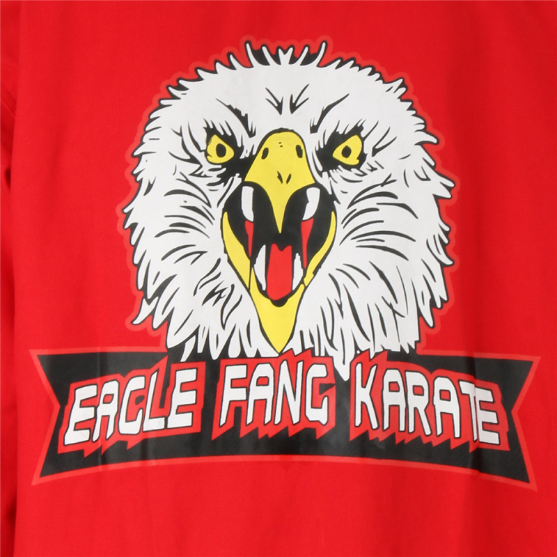 Cobra Kai Eagle Fang Karate Devon Lee Gi Cosplay Costume Red In Stock Takerlama