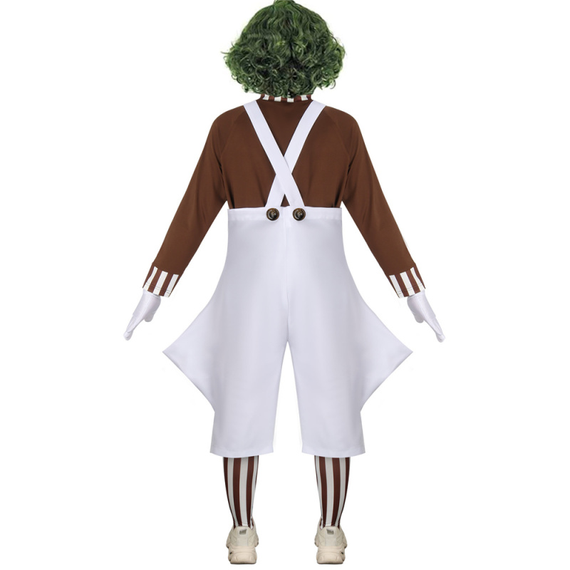 Child Oompa Loompa Cosplay Costume-Charlie and the Chocolate Factory L In Stock-Takerlama