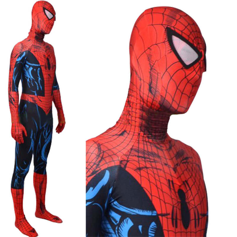 Marvel's Ultimate Spider-Man Costume Superhero Bodysuit Mask