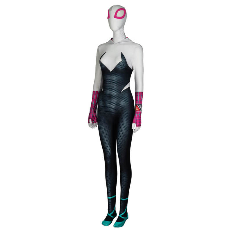 Spider Gwen Stacy Halloween Costume Jumpsuit Spider-Man: Across the Spider-Verse In Stock Takerlama
