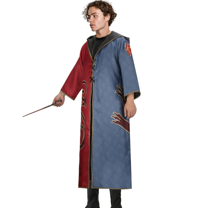 Hogwarts Legacy Team Cosplay Costume Gryffindor Ravenclaw Slytherin Hufflepuff Robe Outfits Red Green Blue Yellow