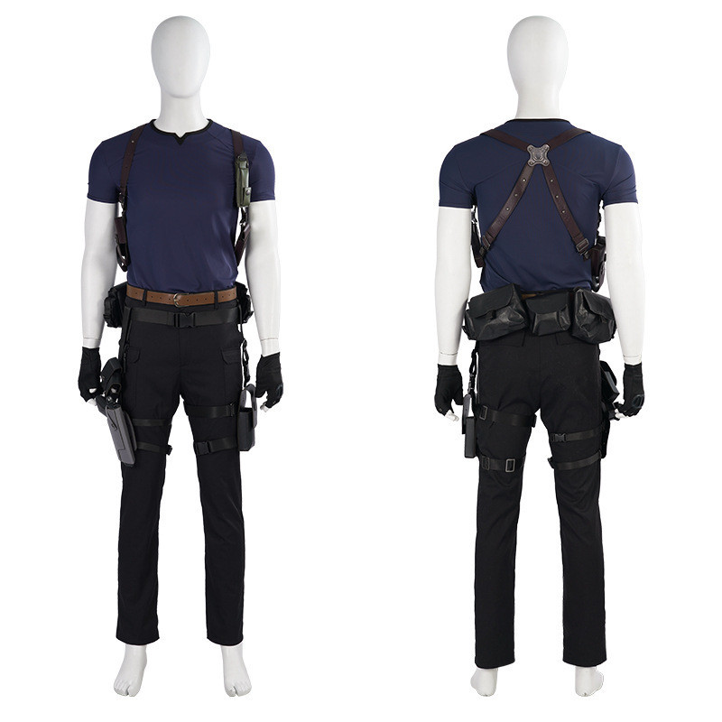 Leon Scott Kennedy Cosplay Costume Resident Evil 4 Jacket In Stock Takerlama