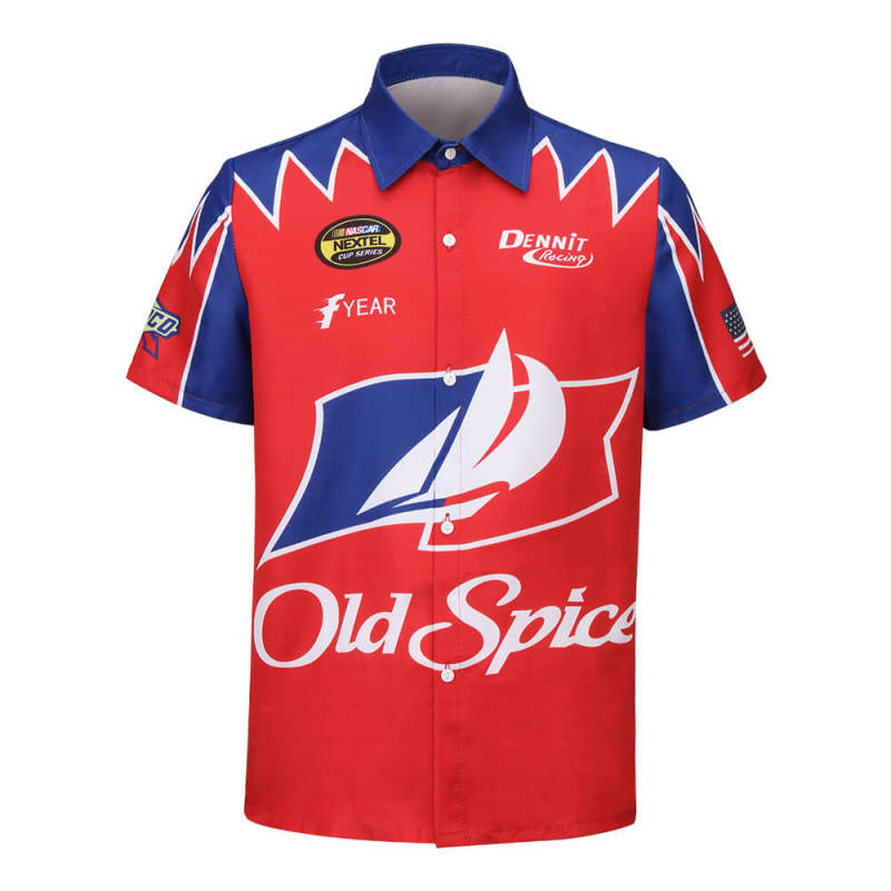Cal Naughton Jr T-Shirt Cap Old Spice John C Reilly Racing Suit Talladega Nights the Ballad of Ricky Bobby