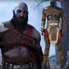 God of War 4 Kratos Cosplay Costume Full Set