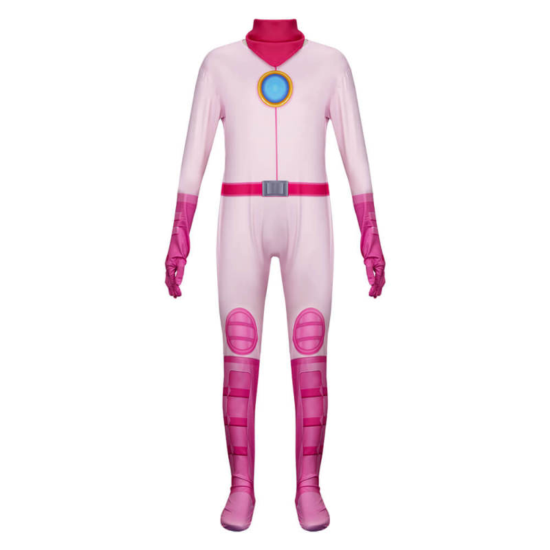 Kids Princess Peach Racing Outfit The Super Mario Bros. Movie Jumpsuit (Ready To Ship)