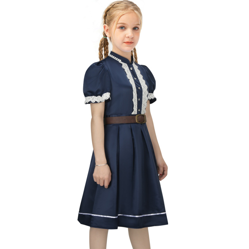 Children of the Corn Eden Edwards Halloween Cosplay Costume Dress for Child