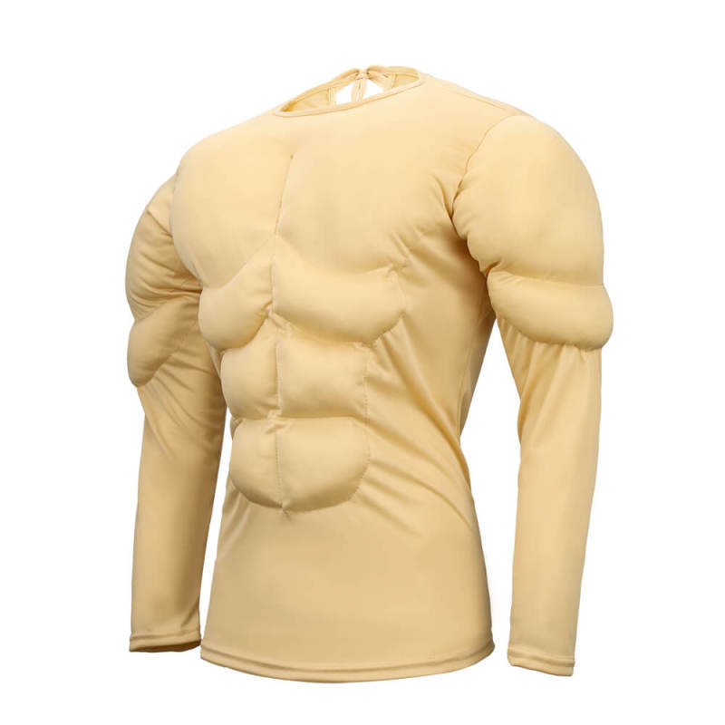 Adult Padded Muscle Chest Shirt Halloween Costume In Stock Takerlama