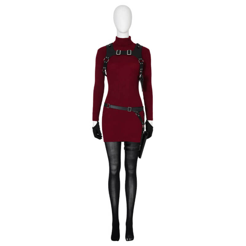 Ada Wong Cosplay Costume-Resident Evil IV 4 Remake M L XL in Stock